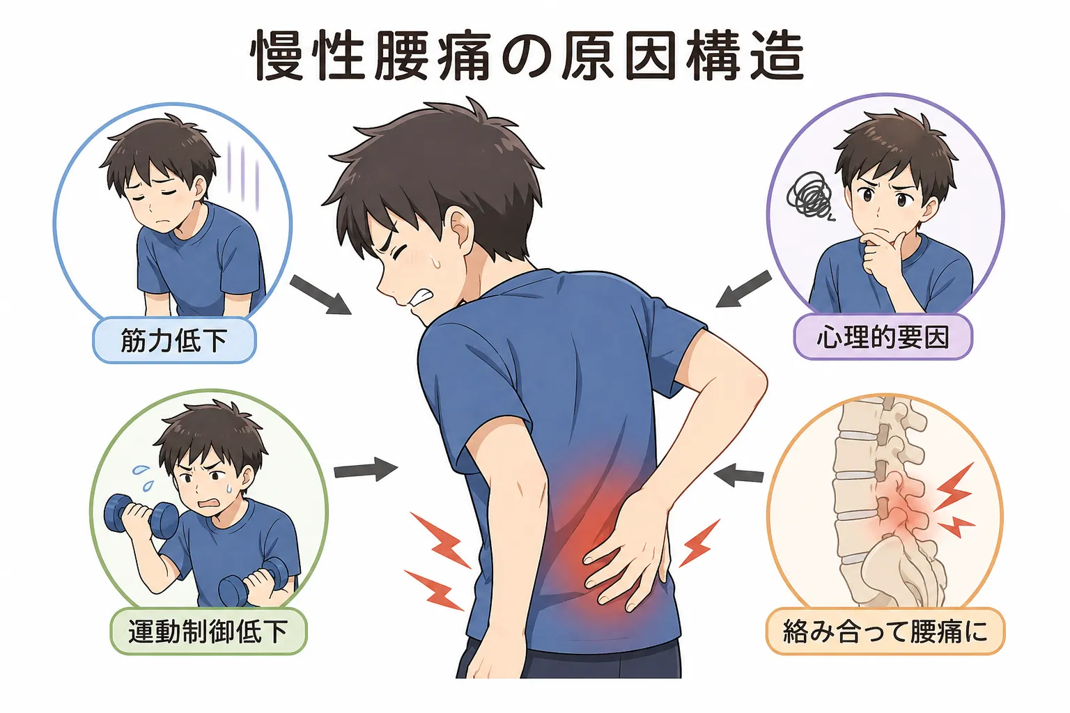 慢性腰痛に対するウエイトトレーニングの効果とは?